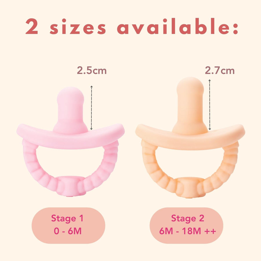 Newborn Teether Pacifiers 2 in 1 (0-6 Months)
