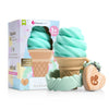 Silicone Ice-cream Baby Teething Toy with FREE Silicone Pacifier Clip (Mint Green)