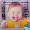 Silicone Baby Bibs + Food Catcher